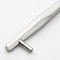 Gliderite Hardware 5-1/16 in. Center to Center Faceted Bar Pull Satin Nickel 4789-128-SN-1 - alternate 4